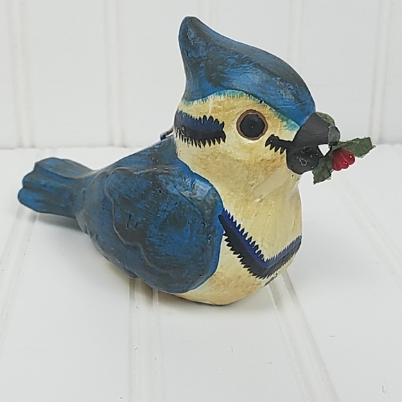Vintage Russ Berrie Bluebird Candle Woodlands - Picture 2 of 8